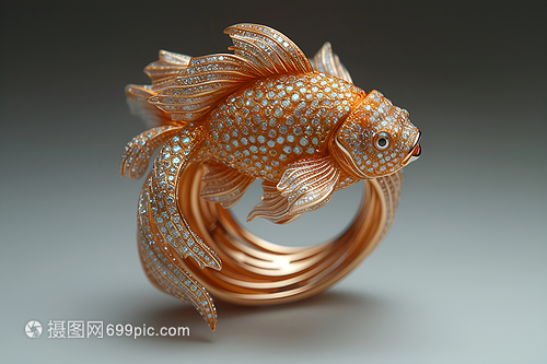 流光溢彩 鉆石金魚工藝品的優雅美學與飾品搭配