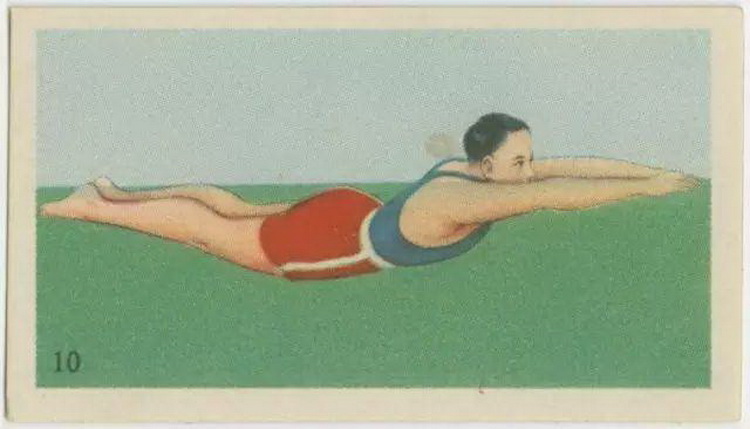 民国时期的游泳教程